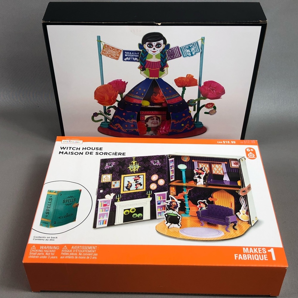 Halloween Dia De Los Muertos Catrina Altar Craft Kit Set Creatology Witch House